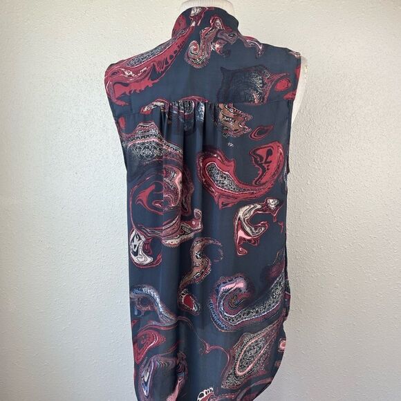 Tilden Sleeveless Button Down Top Size M EUC - Picture 4 of 6